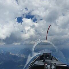 Flugwegposition um 13:02:43: Aufgenommen in der Nähe von Trieben, Österreich in 2903 Meter